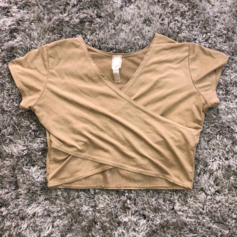 🔥cropped suede top 🔥